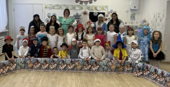 Новогодний утренник в подготовительной группе №8.